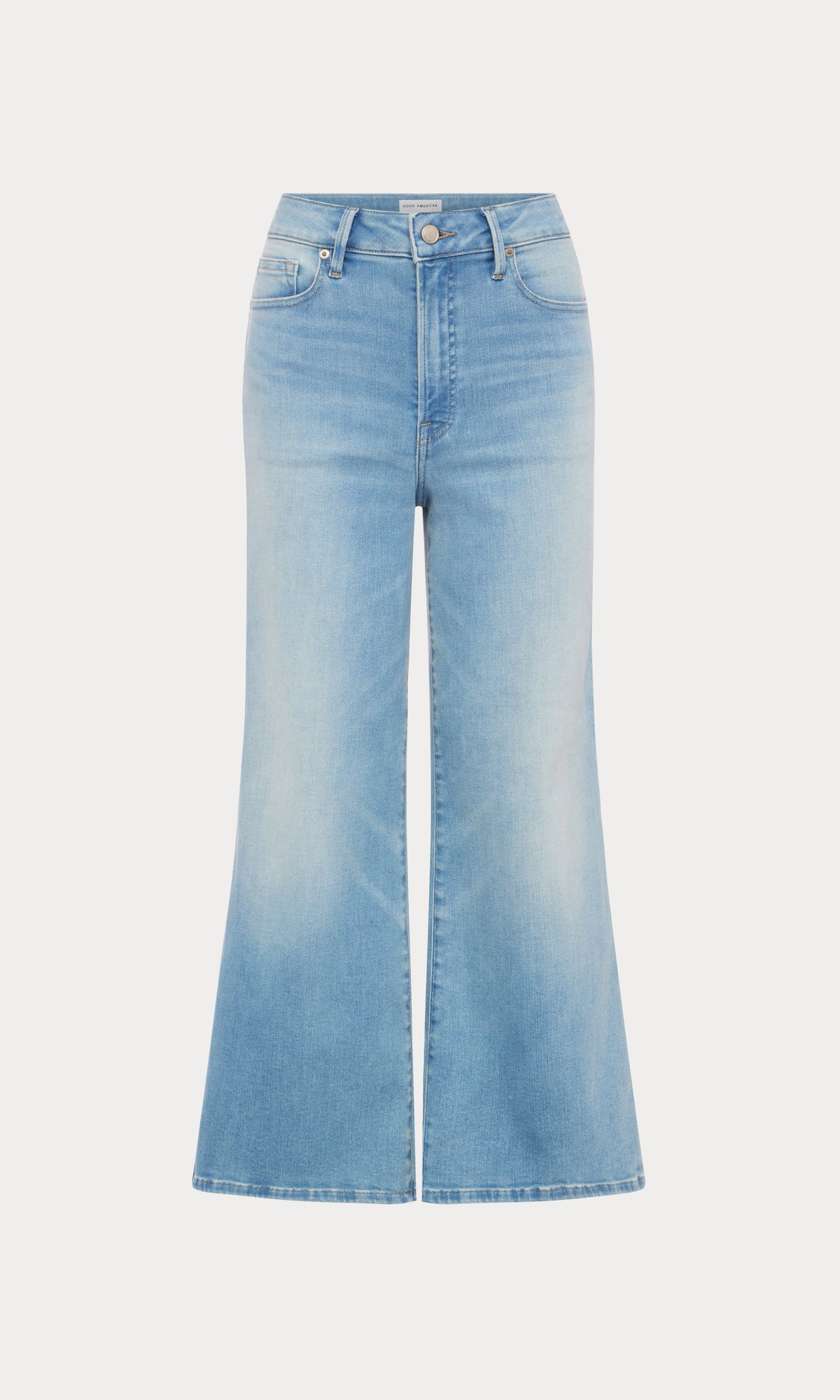 SOFT TECH GOOD WAIST PALAZZO CROPPED JEANS INDIGO1225