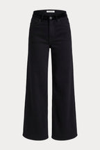GOOD WAIST PALAZZO JEANS BLACK001