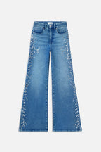 DOLLY JOLEANS CRYSTAL WIDE JEANS INDIGO1089