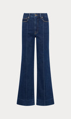 GOOD WAIST PALAZZO JEANS INDIGO1169