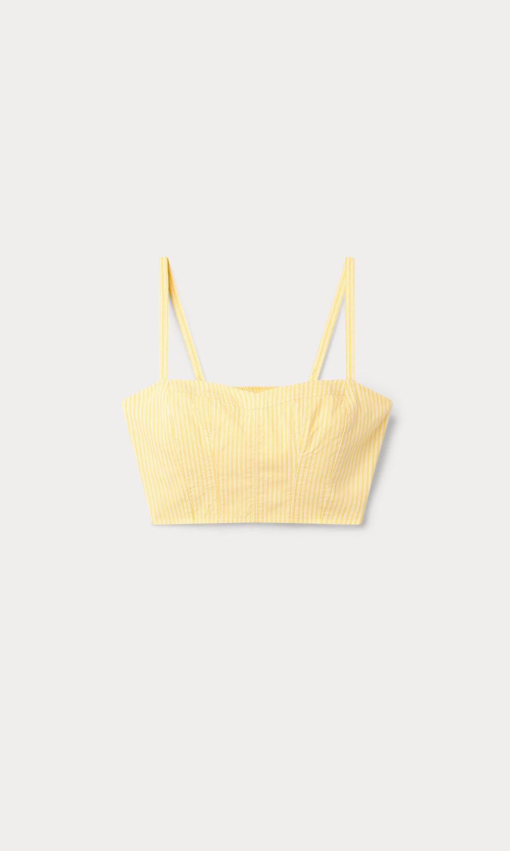 POPLIN BUSTIER CAMI TOP BUTTERBEAM STRIPE