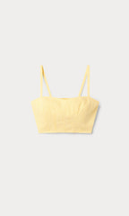 POPLIN BUSTIER CAMI TOP BUTTERBEAM STRIPE
