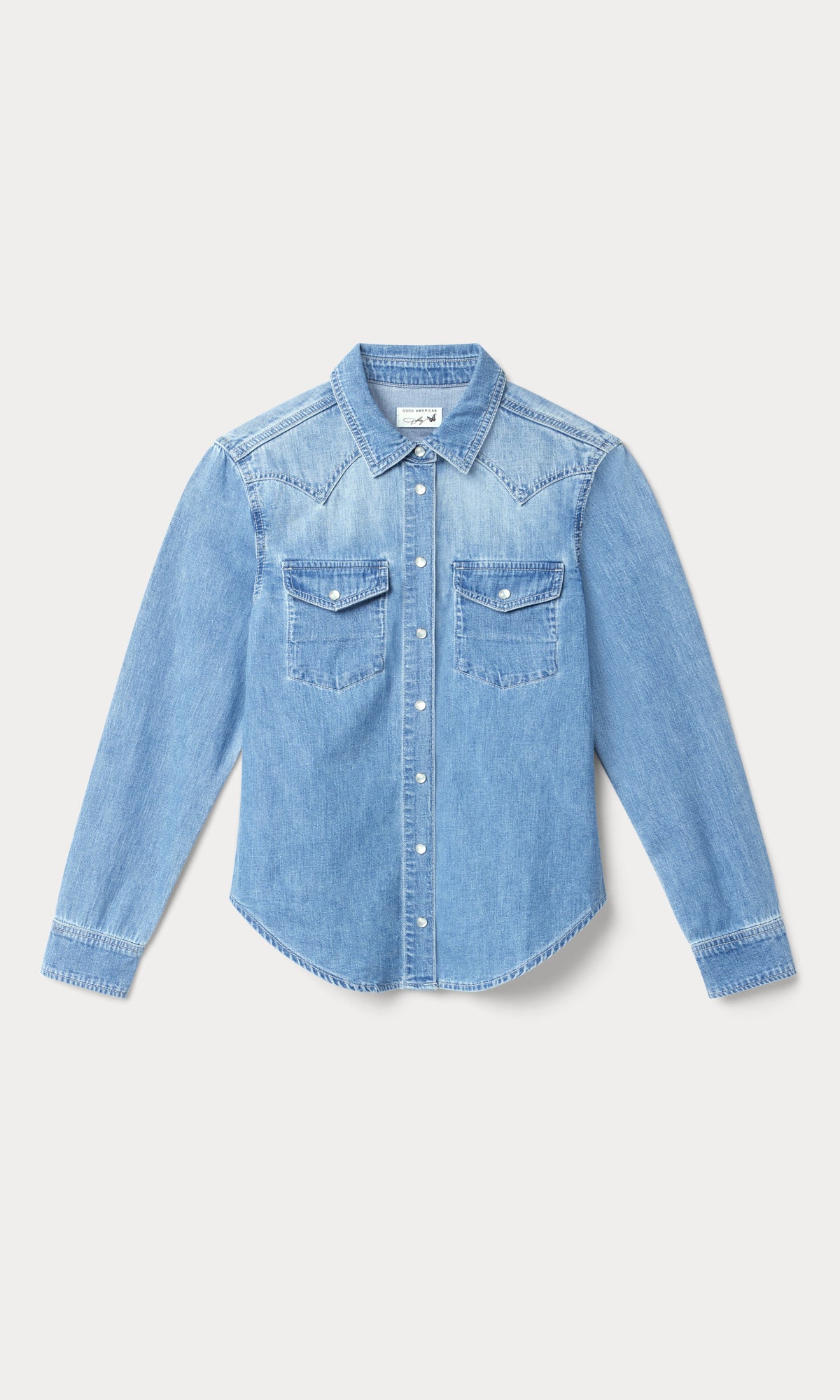 DOLLY SLIM FIT DENIM SHIRT LIGHT BLUE