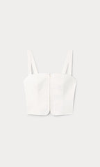THE LINEN CORSET CHALK