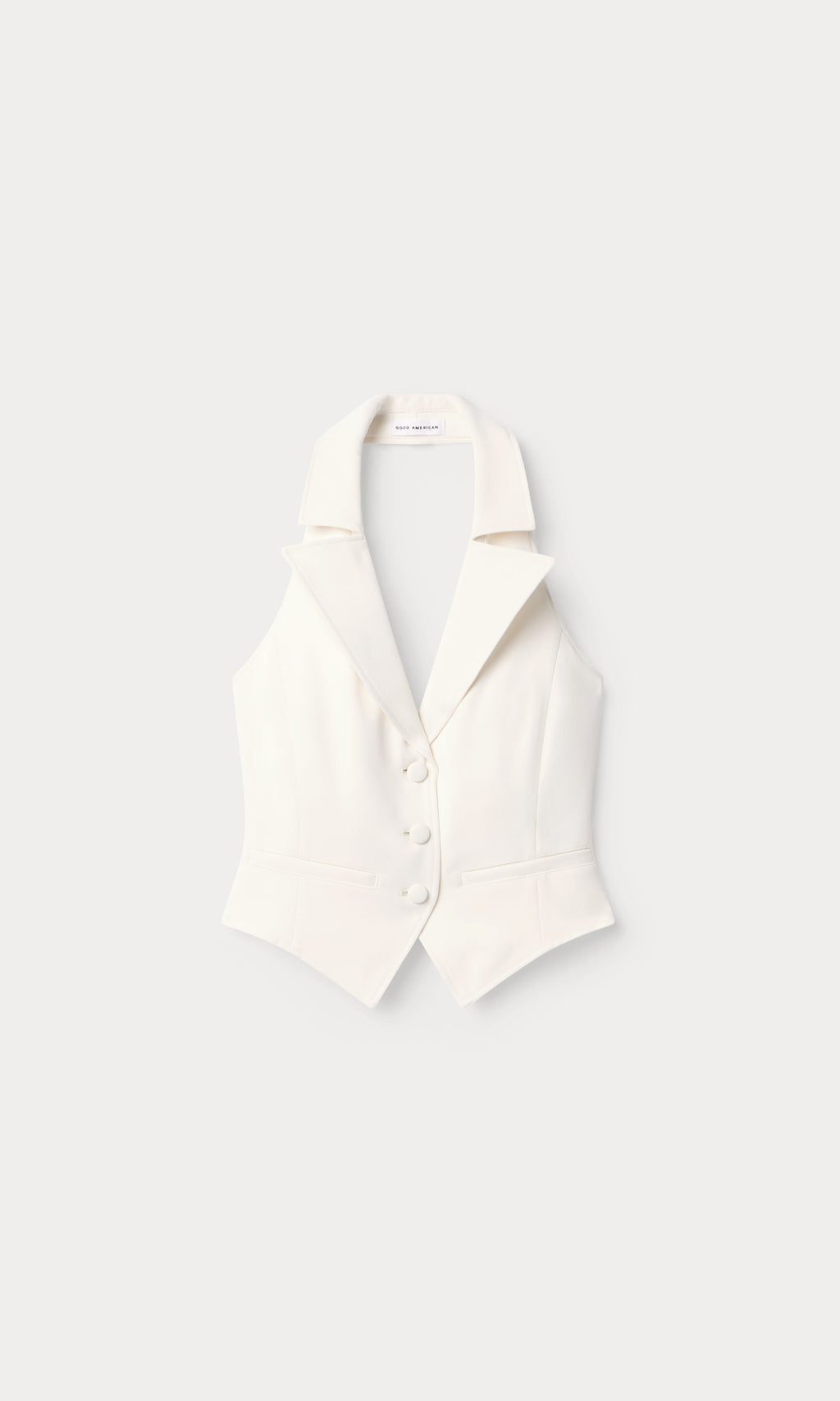 LUXE SUITING HALTER VEST SOFT SHELL