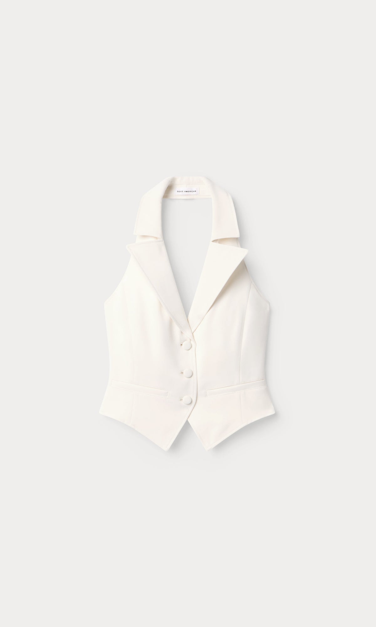 LUXE SUITING HALTER VEST SOFT SHELL