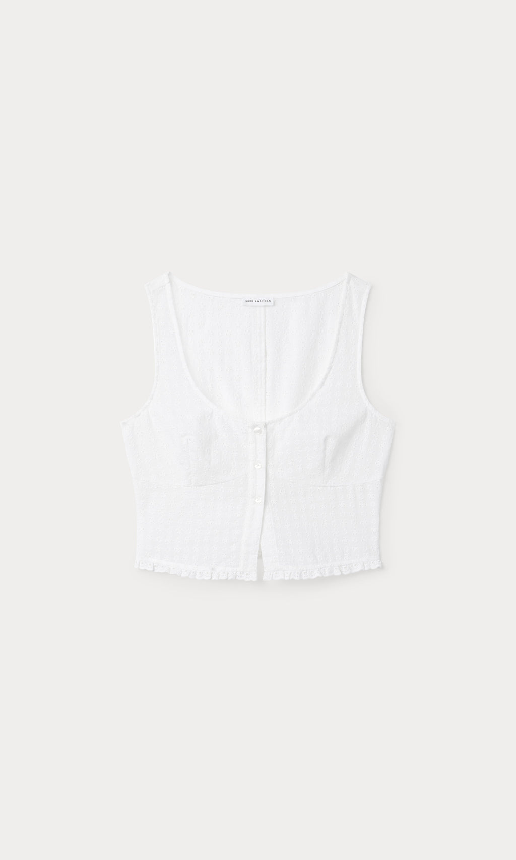 THE EYELET TOP WHITE001