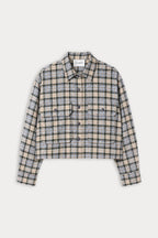 THE PATCH POCKET SHIRT TAN PLAID