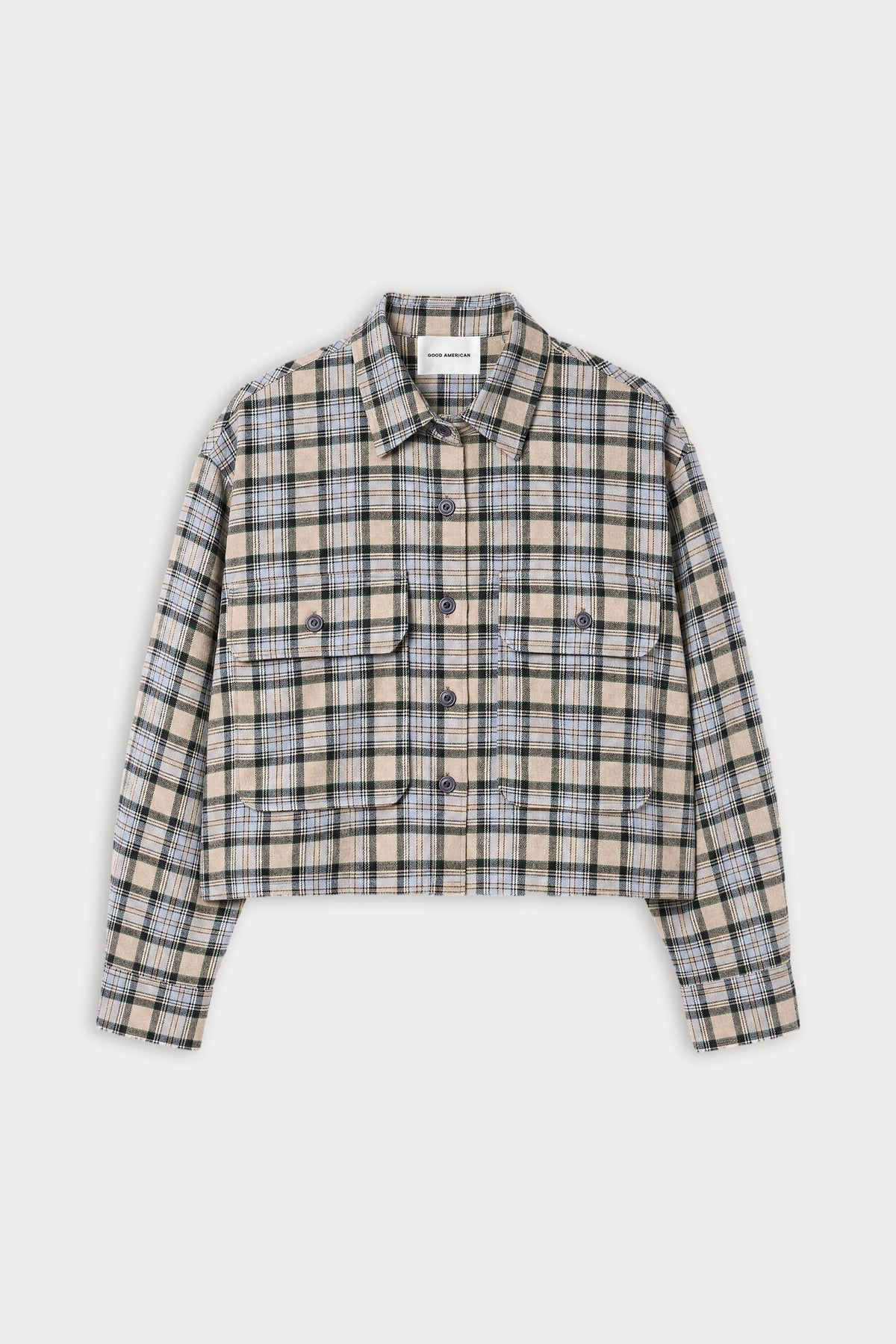 THE PATCH POCKET SHIRT TAN PLAID