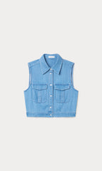 THE DENIM ANCHOR TOP INDIGO1391
