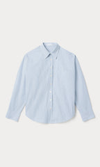THE POPLIN EASY SHIRT SUMMER SKY STRIPE