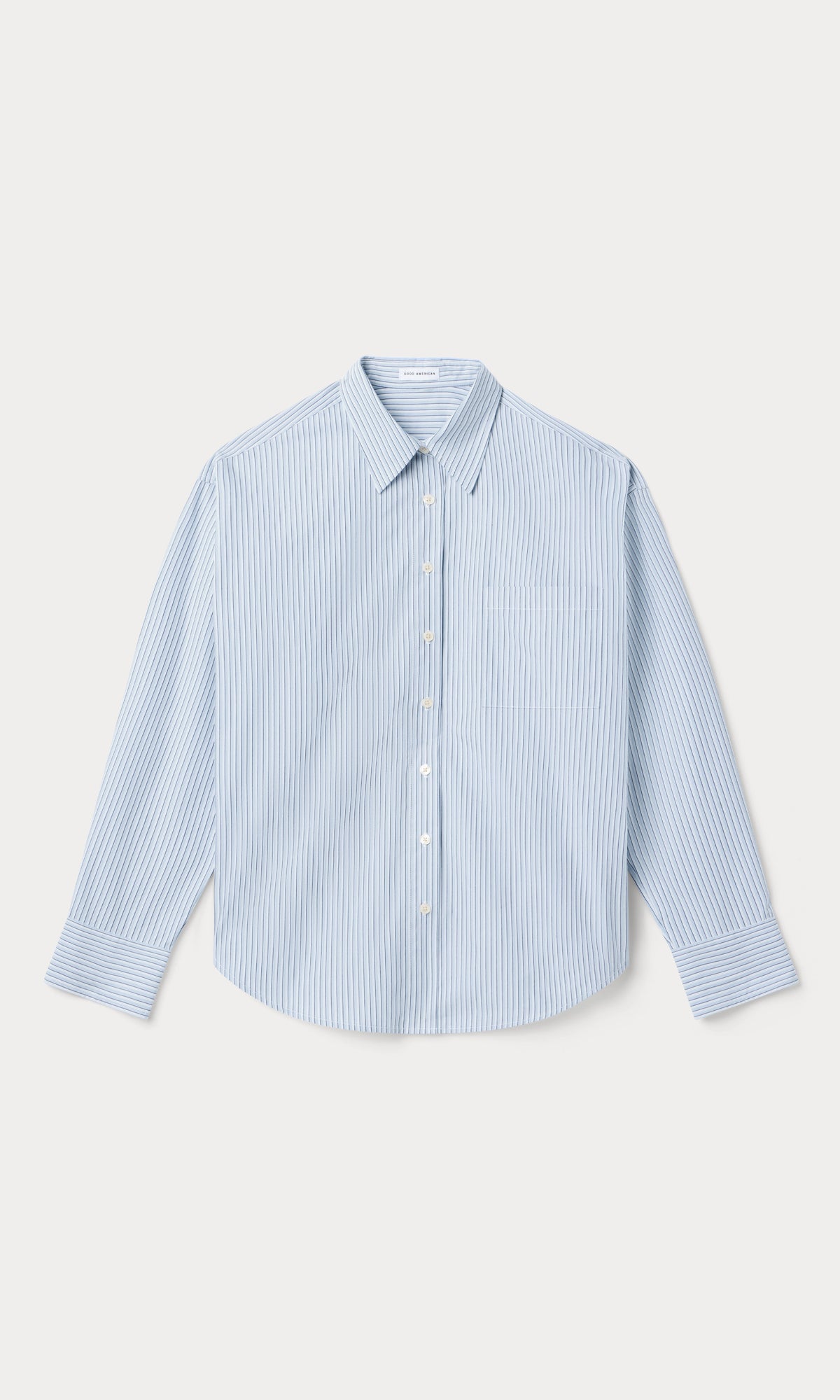 THE POPLIN EASY SHIRT SUMMER SKY STRIPE