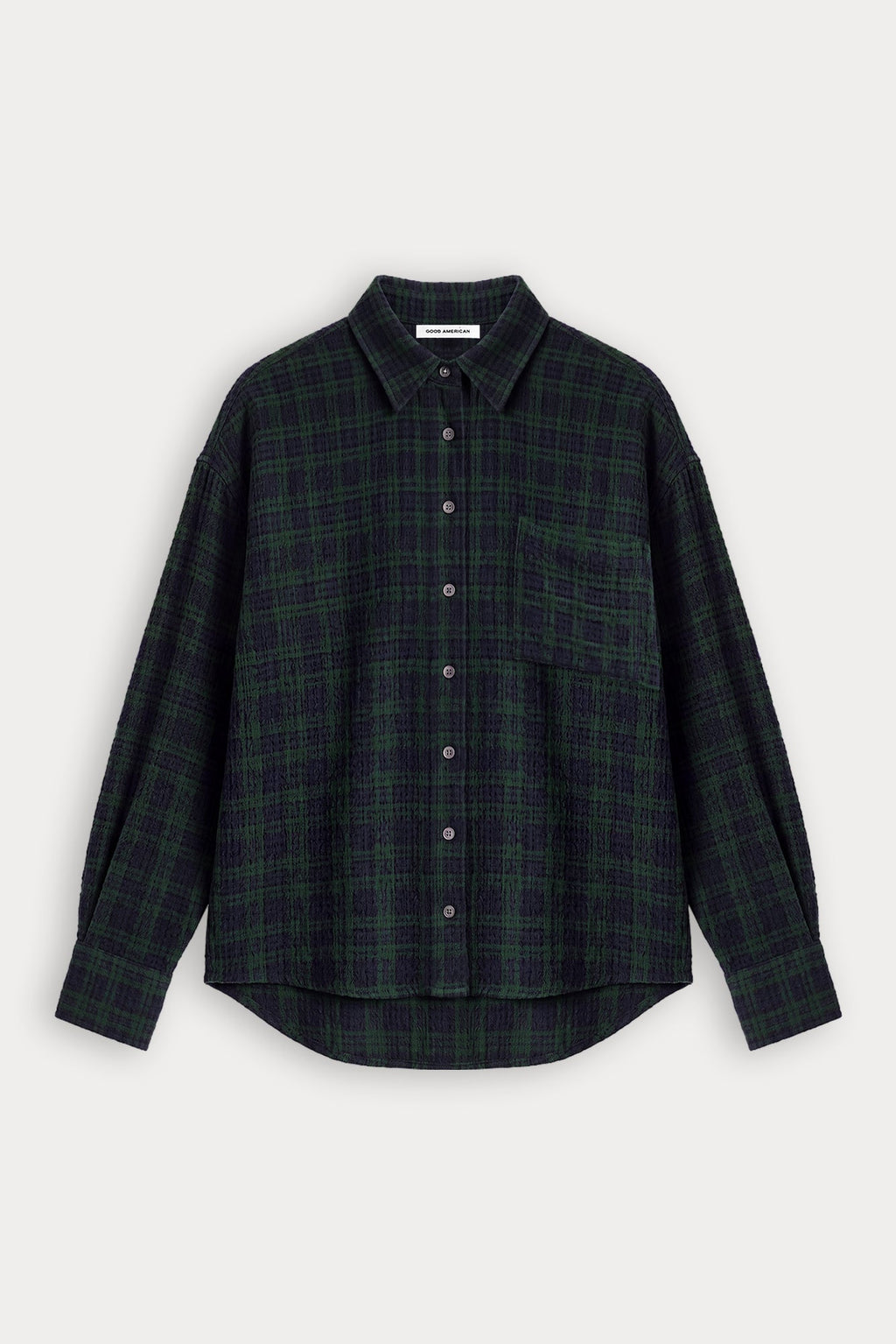 THE CRINKLE EASY SHIRT FOREST PLAID
