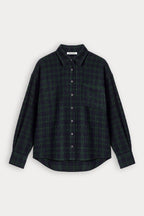THE CRINKLE EASY SHIRT FOREST PLAID