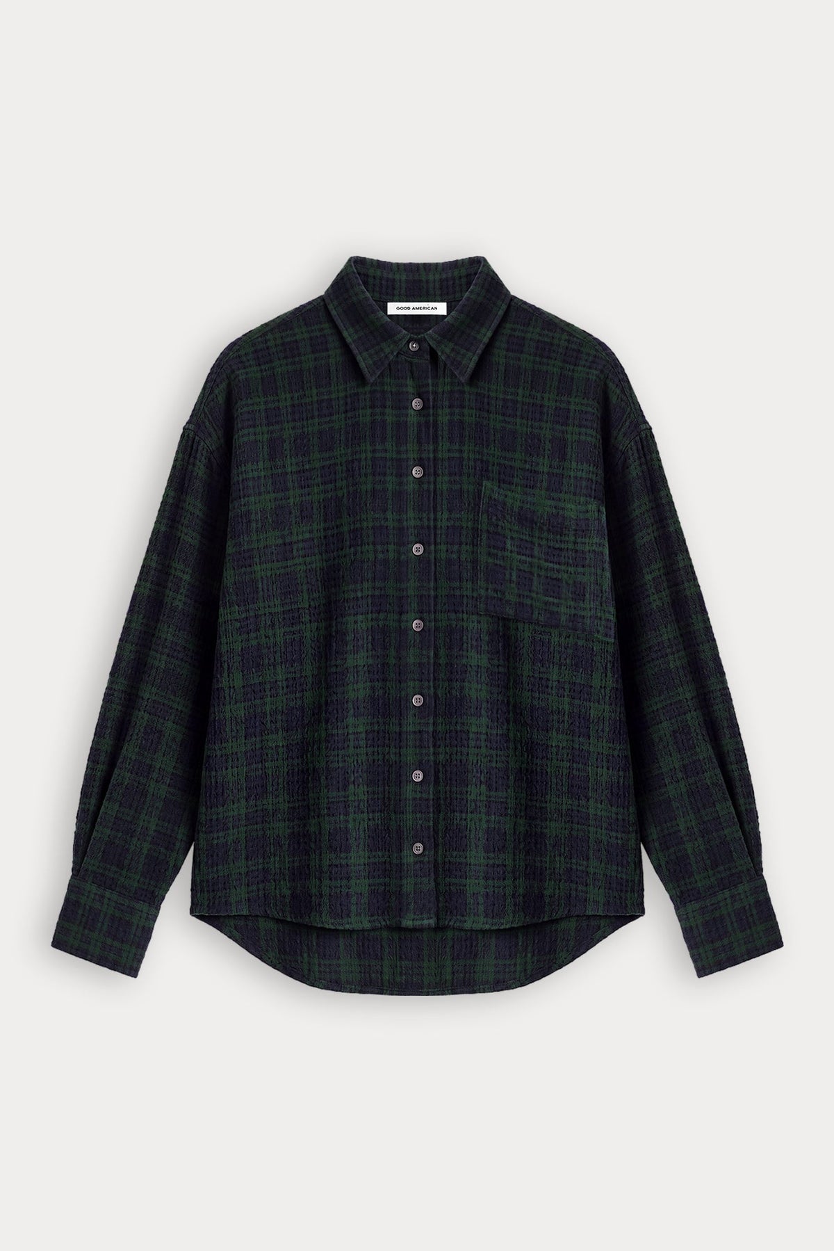 THE CRINKLE EASY SHIRT FOREST PLAID
