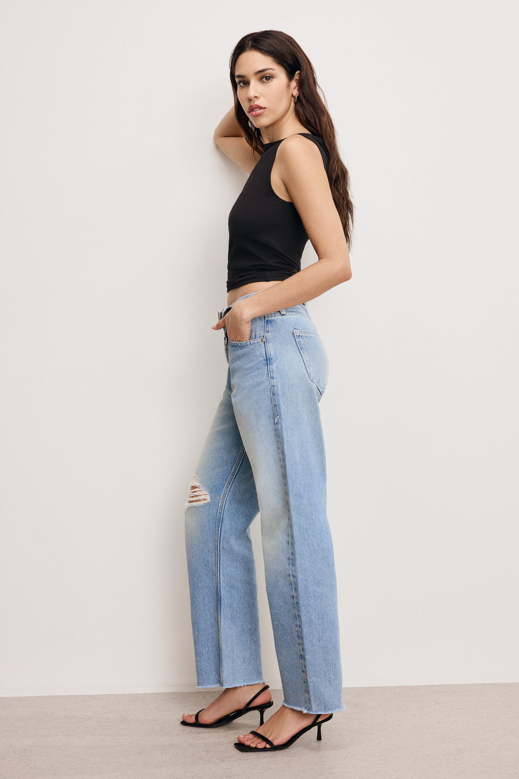 GOOD RELAXED STRAIGHT JEANS INDIGO887