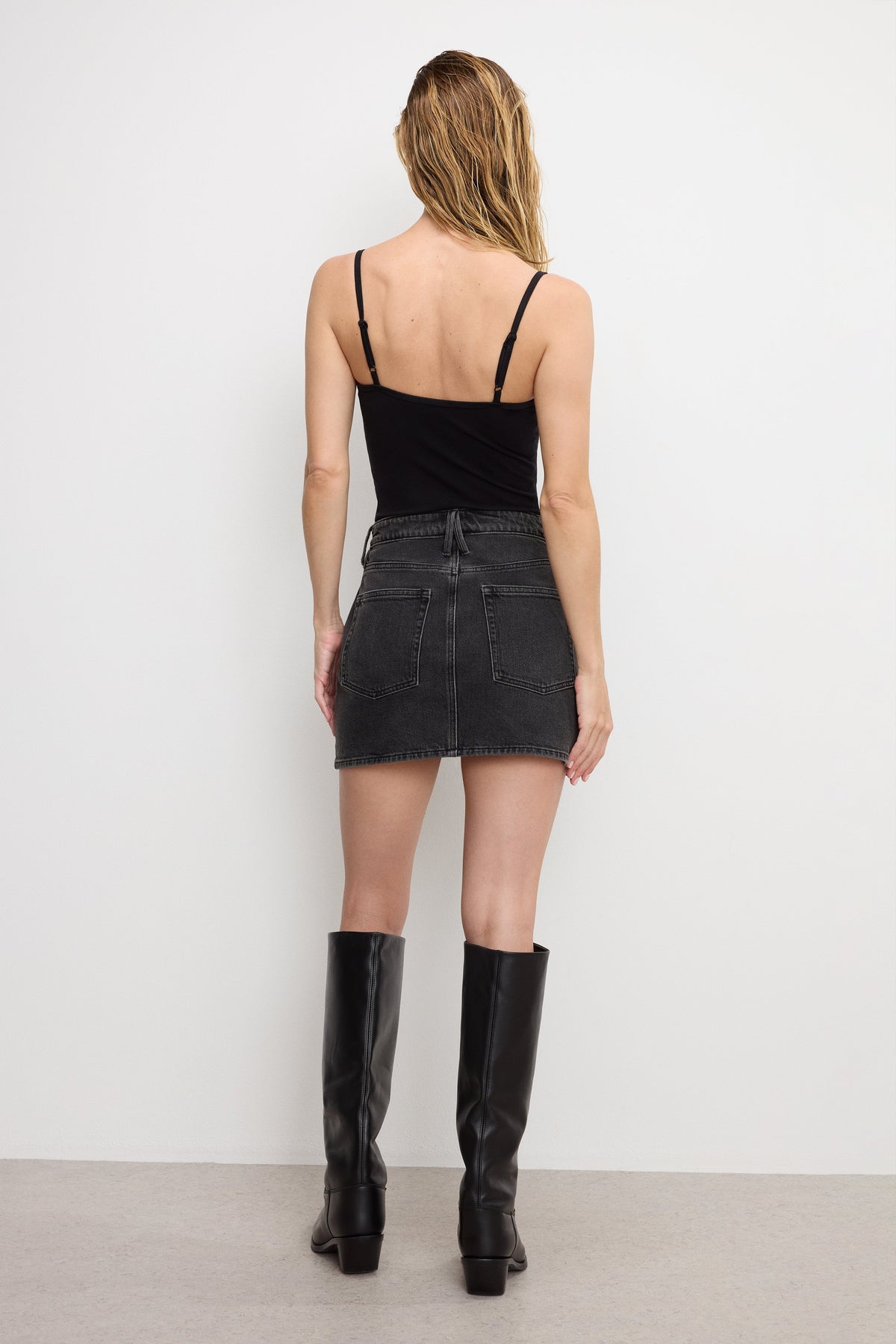 GOOD 90S MINI SKIRT BLACK371