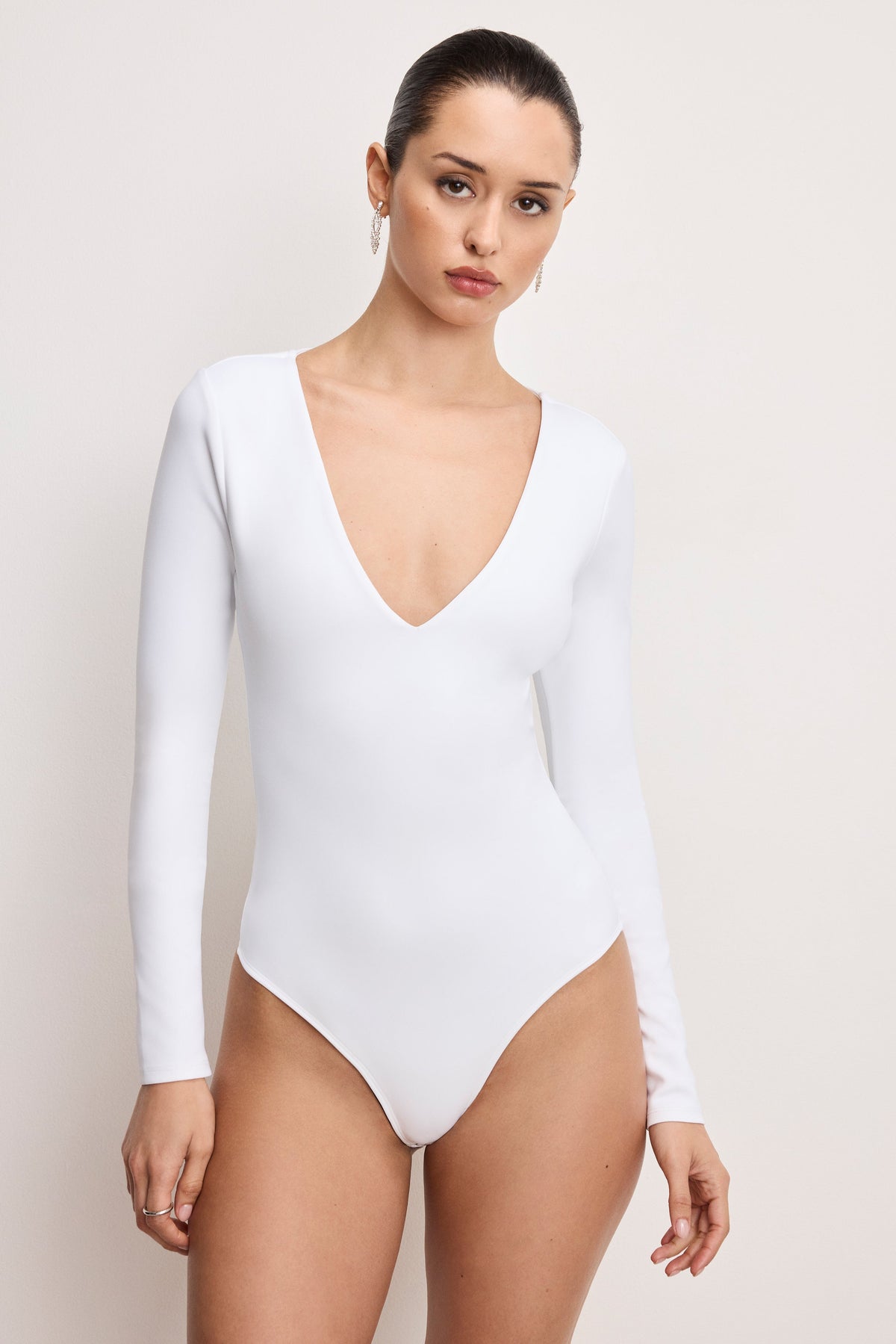 DOLLY SCULPTING BODYSUIT WHITE001