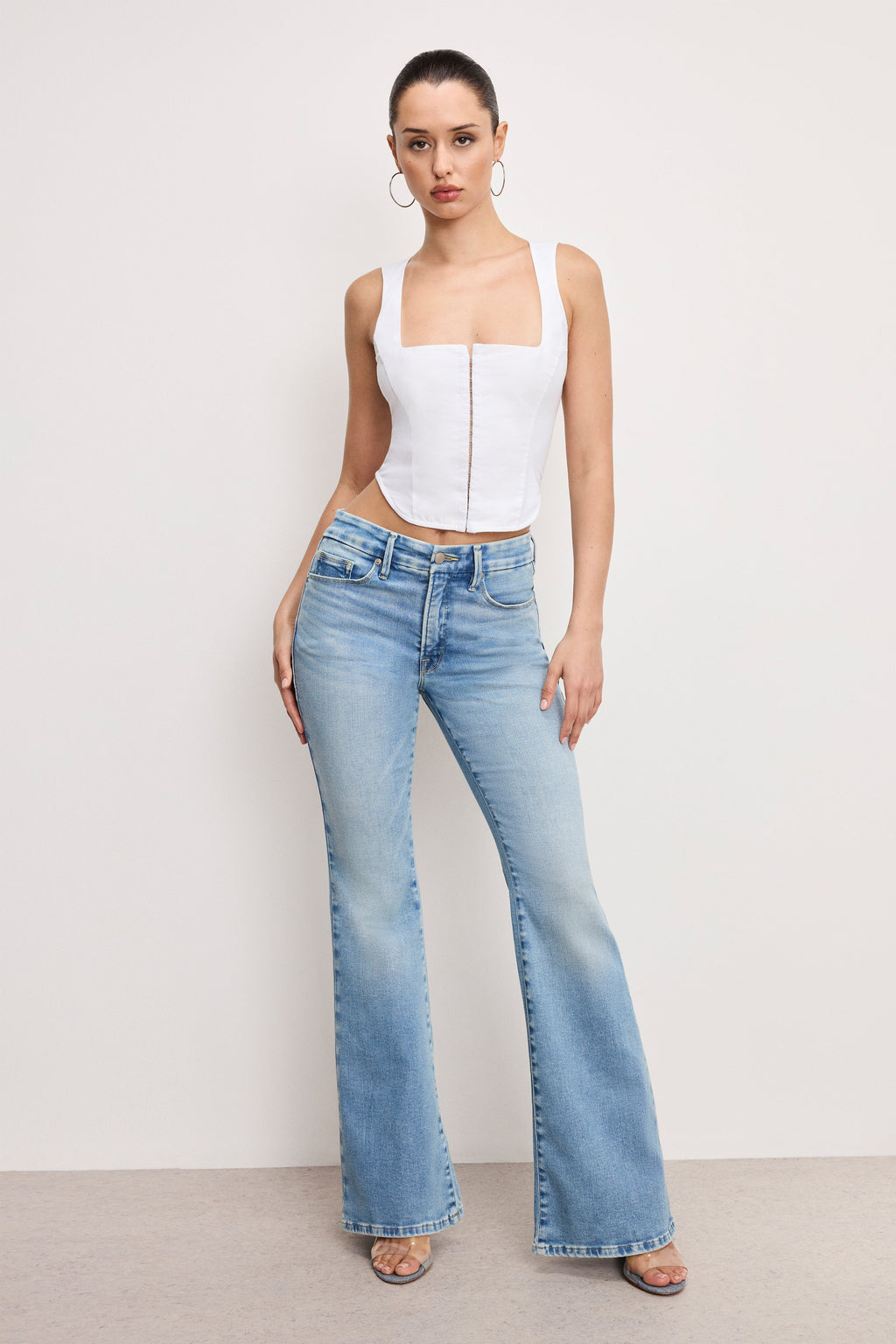 DOLLY POPLIN BUSTIER WHITE001