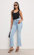 GOOD KICK FLARE JEANS INDIGO954