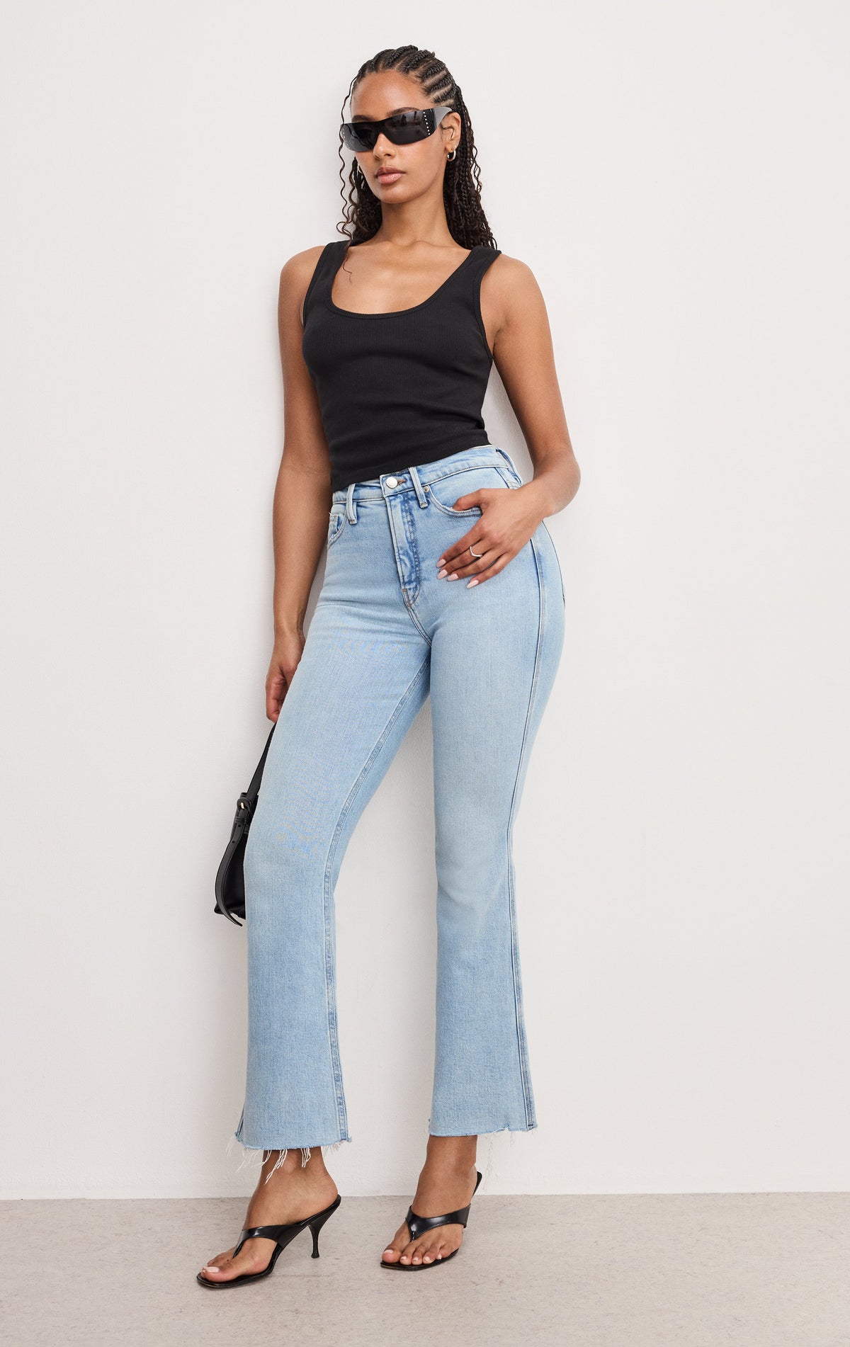GOOD KICK FLARE JEANS INDIGO954