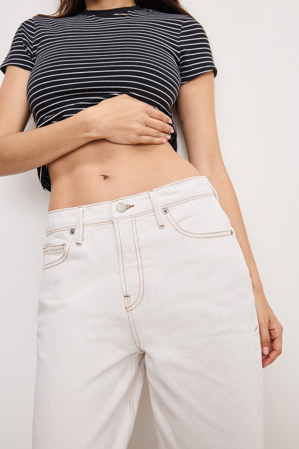 GOOD RELAXED STRAIGHT JEANS PEARL001