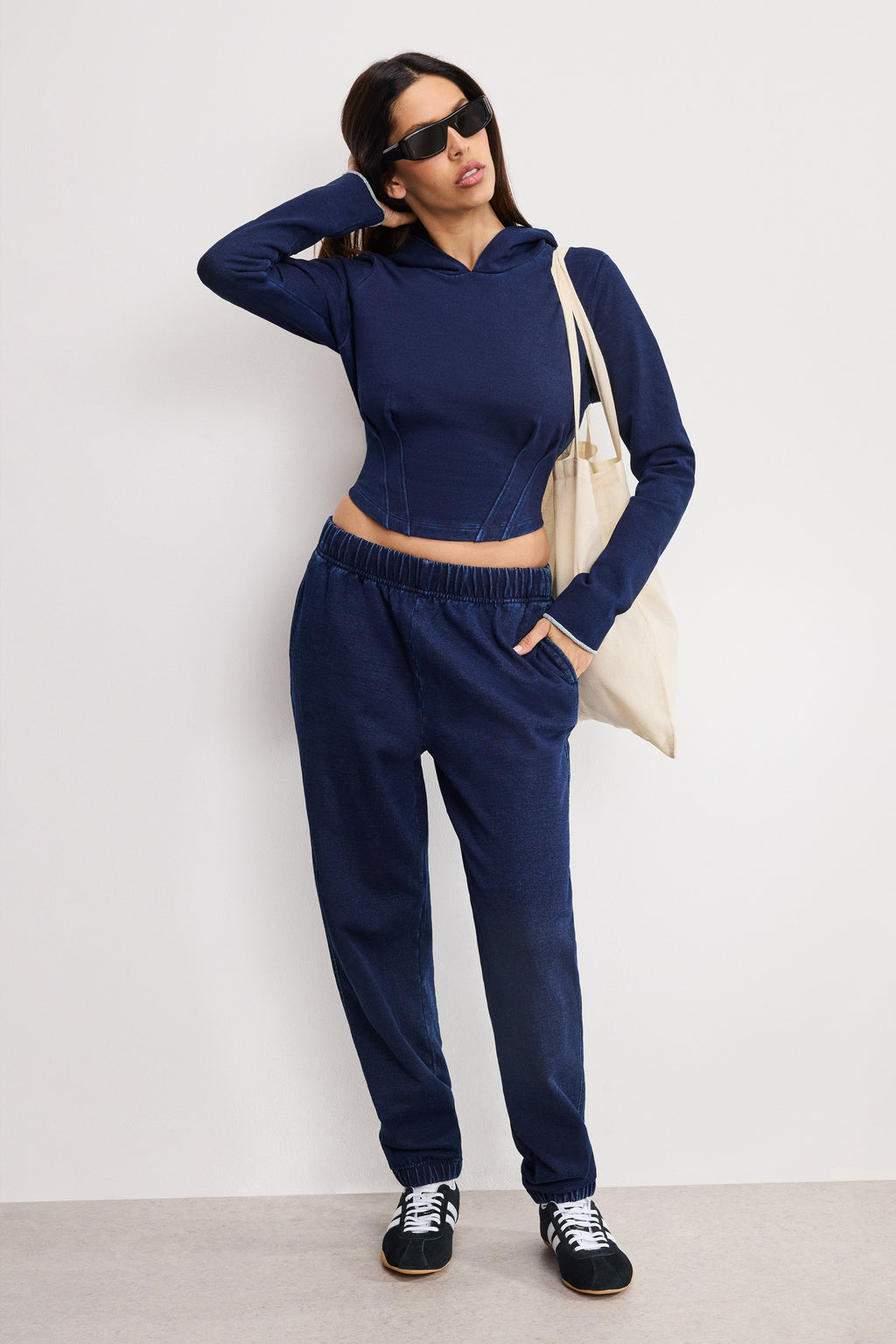 JEANIUS BOYFRIEND SWEATPANTS INDIGO1029