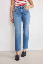 SOFT TECH GOOD LEGS STRAIGHT JEANS INDIGO514