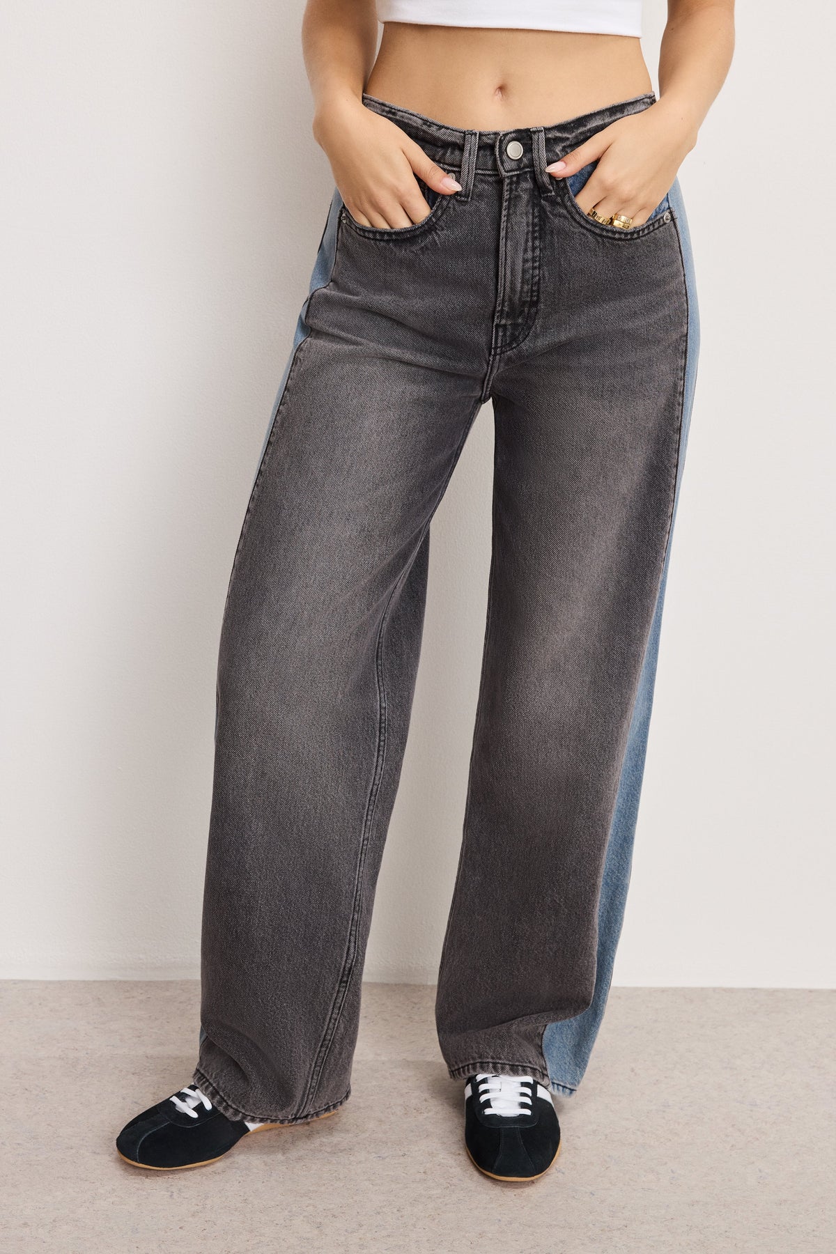 GOOD LOW RISE BAGGY JEANS INDIGO1000