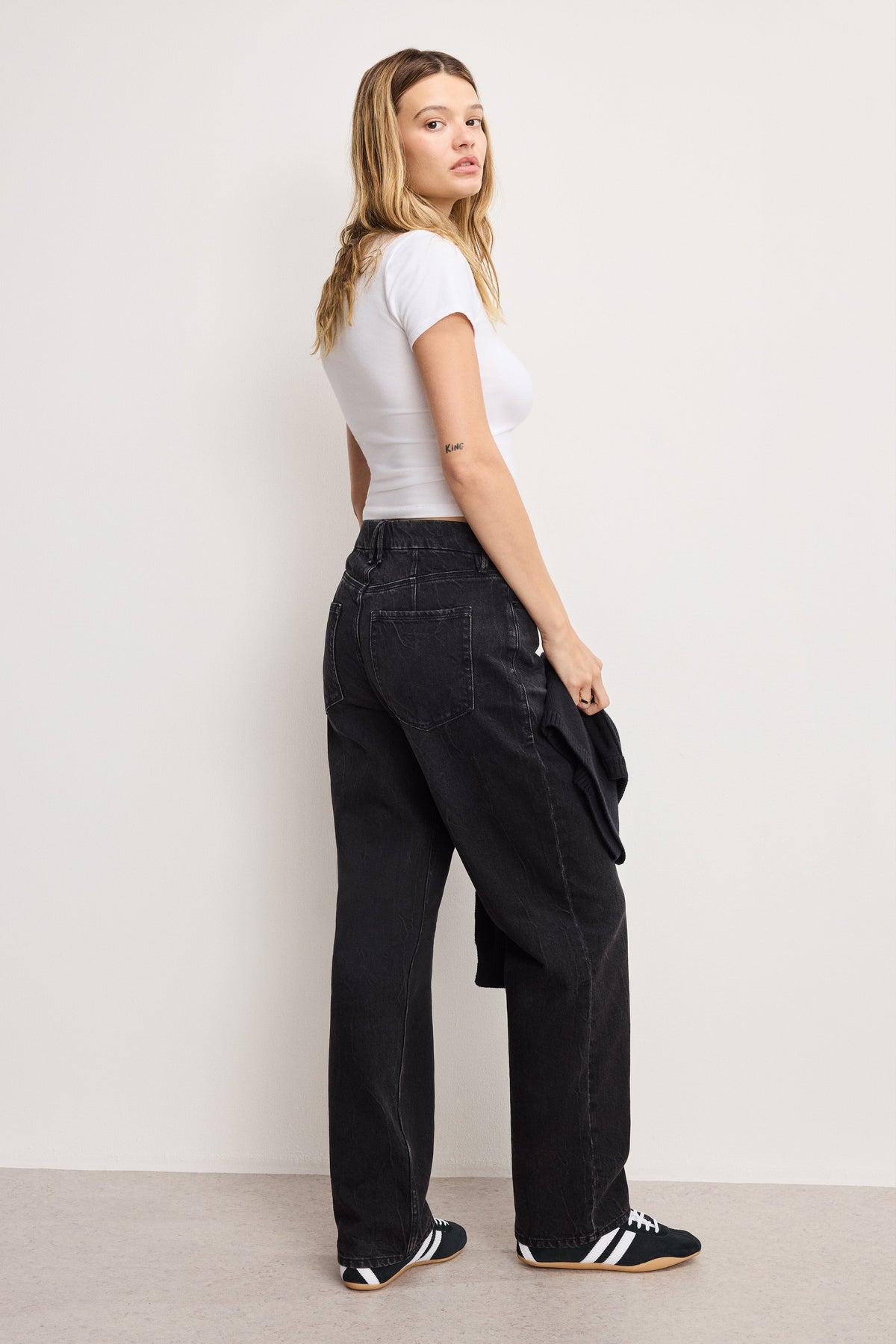 GOOD 90s RELAXED JEANS BLACK406