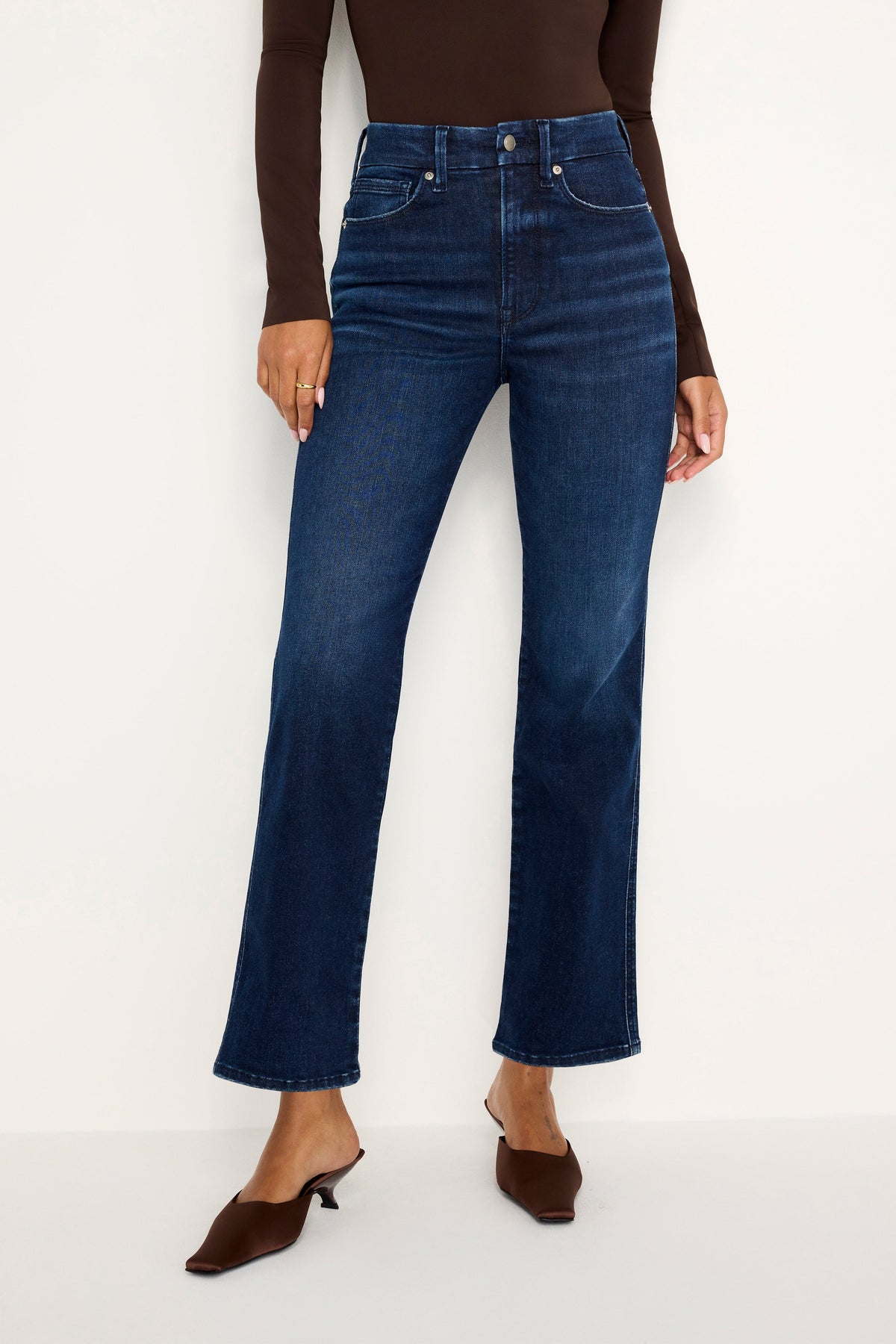 ALWAYS FITS GOOD CURVE STRAIGHT JEANS INDIGO707