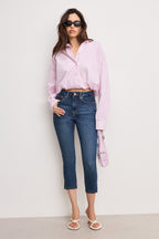 POPLIN BUBBLE SHIRT CANDY STRIPE001