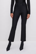 COMPRESSION SHINE STRAIGHT PANTS BLACK001