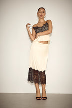 SATIN LACE CAMISOLE ECRU003
