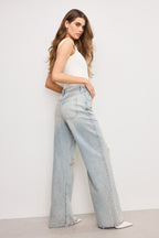 GOOD EASE STUDDED JEANS INDIGO784