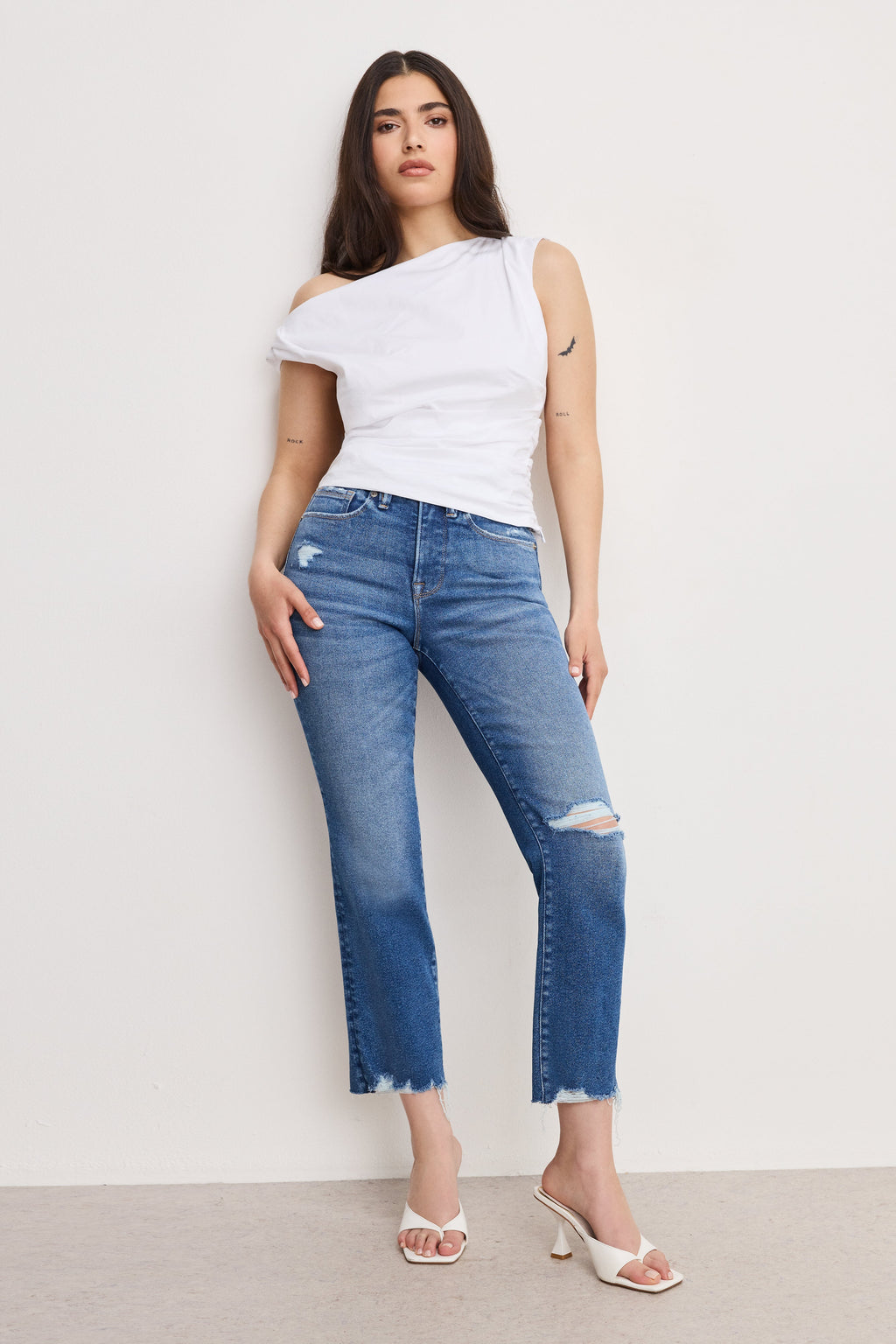 GOOD PETITE STRAIGHT JEANS INDIGO943