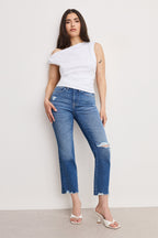 GOOD PETITE STRAIGHT JEANS INDIGO943