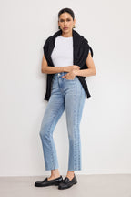 SOFT TECH GOOD LEGS STRAIGHT JEANS INDIGO799