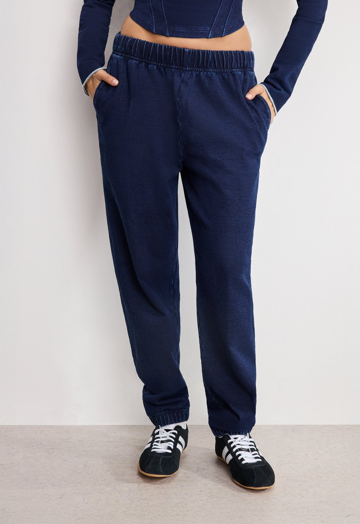 JEANIUS BOYFRIEND SWEATPANTS INDIGO1029