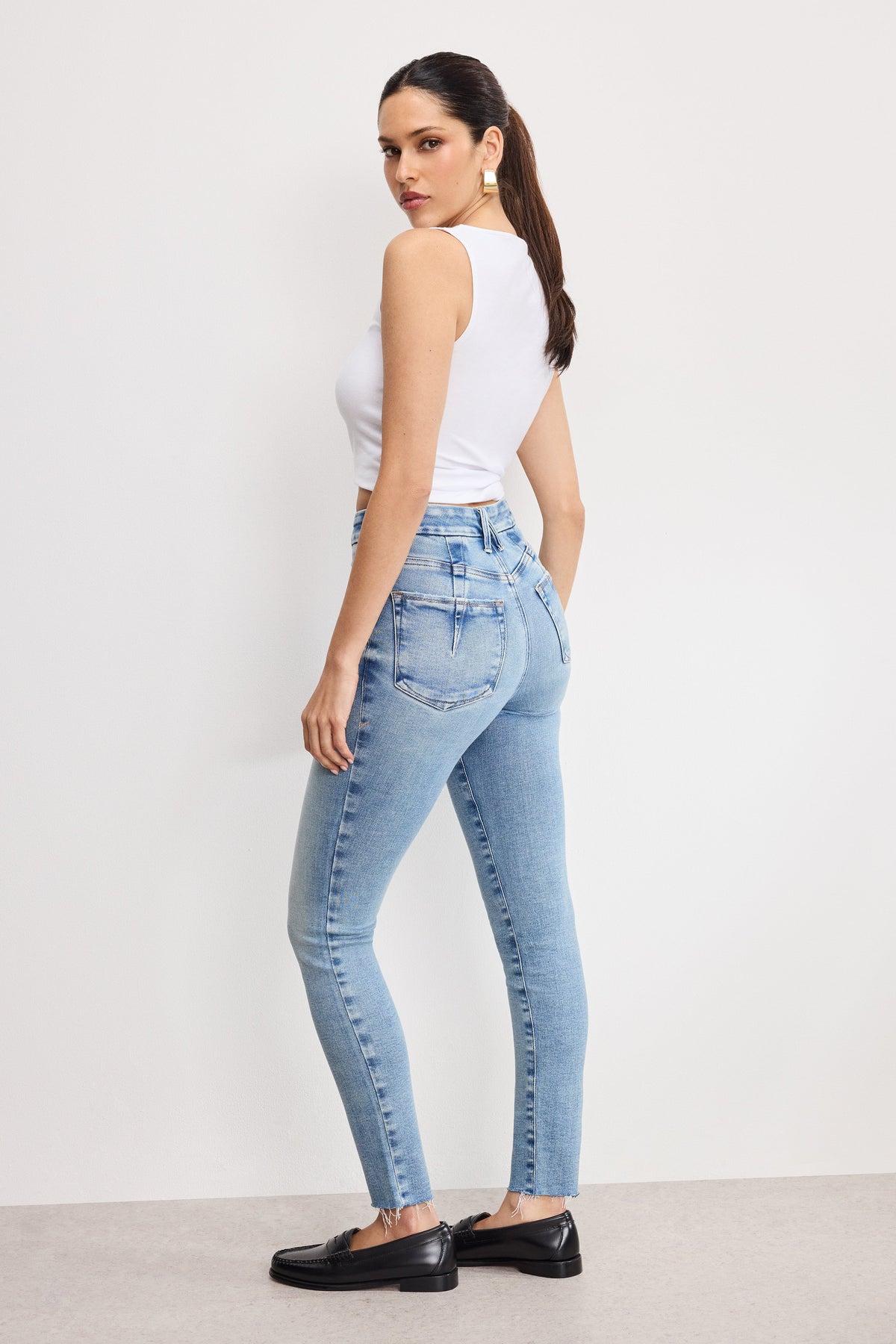 SOFT TECH GOOD LEGS SKINNY JEANS INDIGO1076