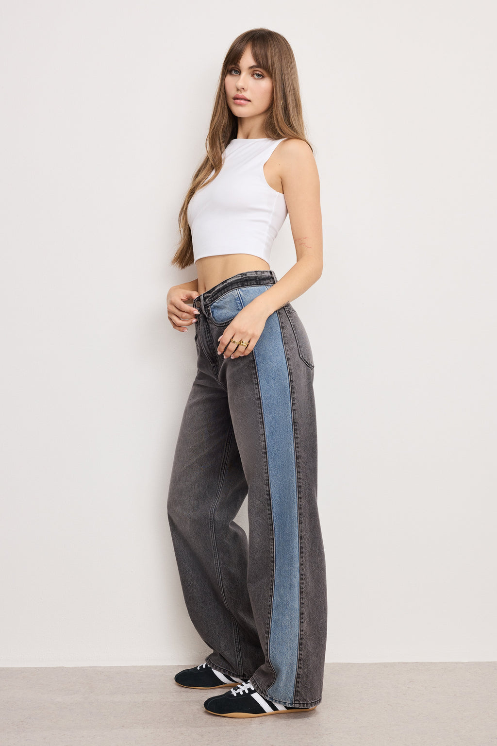GOOD LOW RISE BAGGY JEANS INDIGO1000