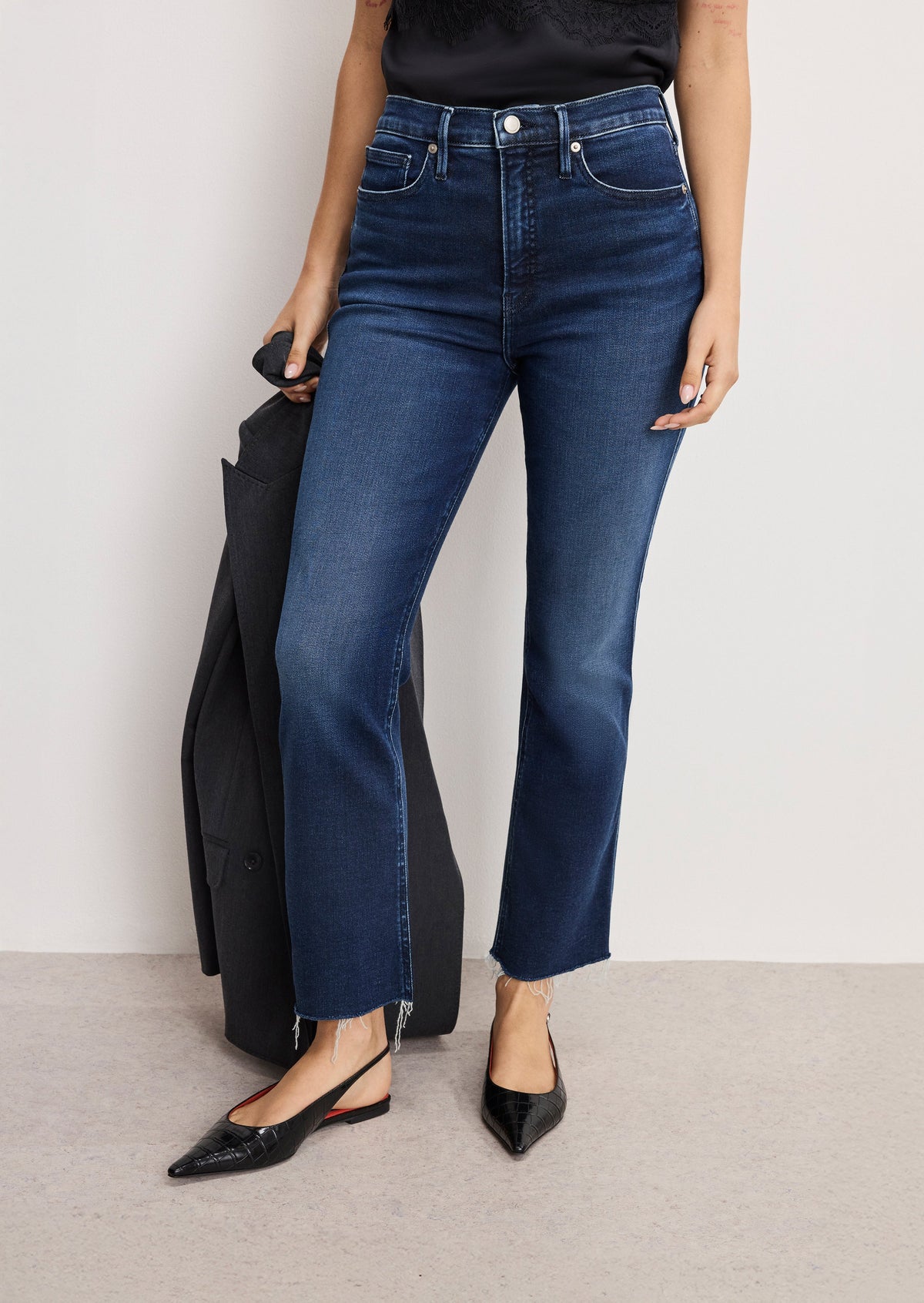SOFT TECH GOOD KICK FLARE JEANS INDIGO1068