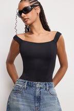 SCULPTING CORSET BODYSUIT BLACK001