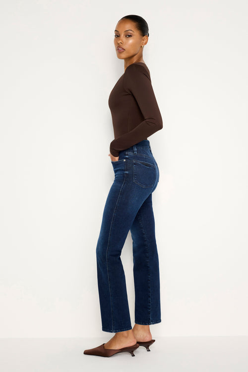 ALWAYS FITS GOOD CURVE STRAIGHT JEANS INDIGO707