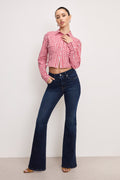DOLLY JOLEANS FLARE JEANS INDIGO1020