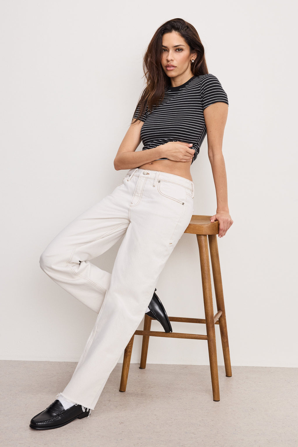 GOOD RELAXED STRAIGHT JEANS PEARL001