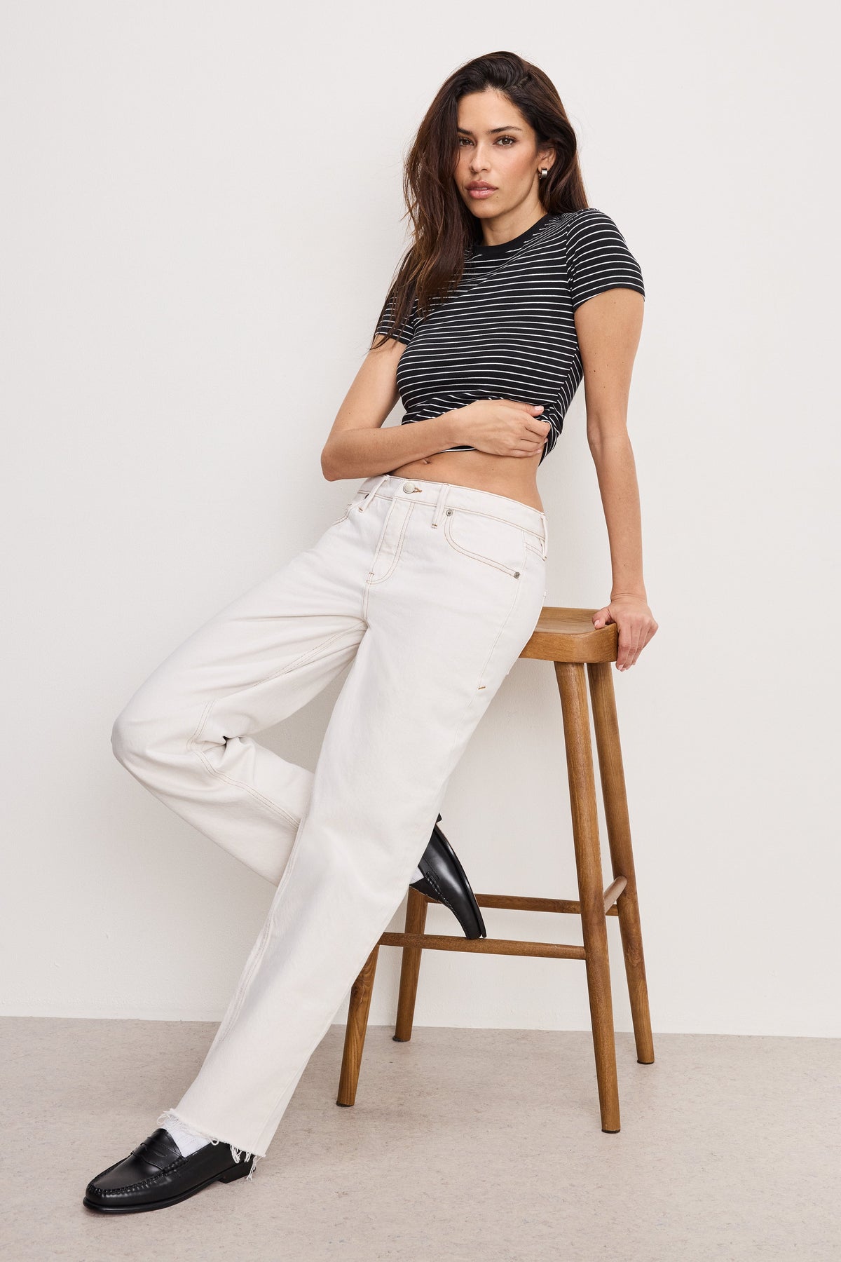 GOOD RELAXED STRAIGHT JEANS PEARL001