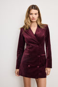 VELVET EXEC DRESS FIG007