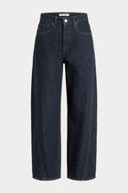 VINTAGE BARREL ANKLE JEANS RINSE