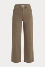 TWILL VINTAGE WIDE PANT TEA BARK
